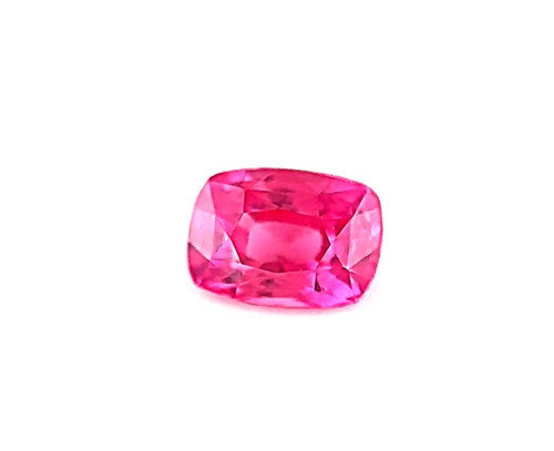 Antique Cushion Shape 1.28 carats Pink Sapphire Gem, 6.26 x 5.49 x 3.99