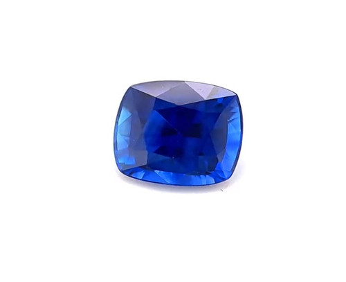 Cushion 1.64 carats Blue Sapphire, 6.61 x 6.6 x 4.31