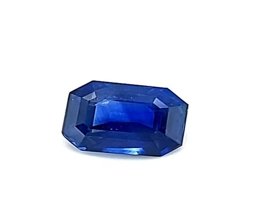 Emerald 1.16 carats Blue Sapphire, 6.86 x 4.94 x 3.49