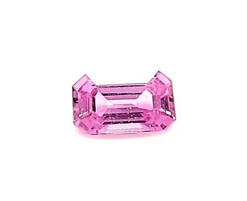 Octagon Cut 1.17 carats Pink Sapphire Gem, 6.93 x 5.03 x 3.34