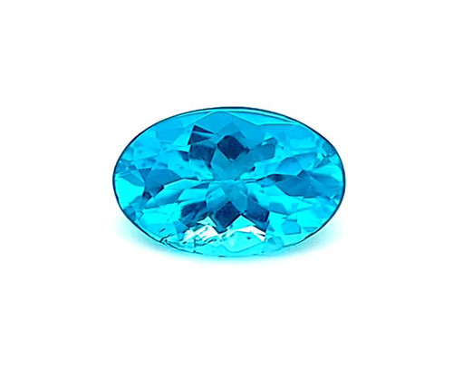 Exquisite Loose Oval Blue Apatite Gem - 2.05 carats - 8.95 x 7.1 x 4.94 mm