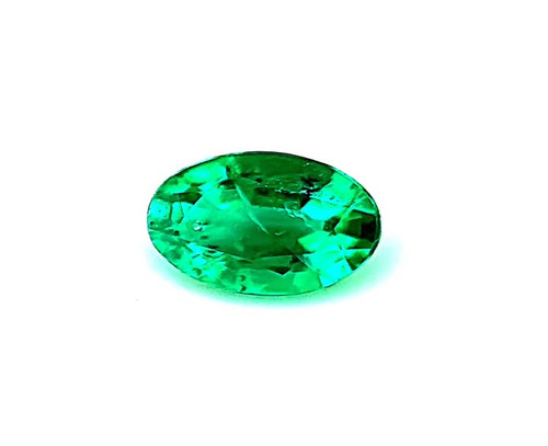 1.18ct Green Emerald Oval Cut - Exquisite Loose Gem - $2214 USD