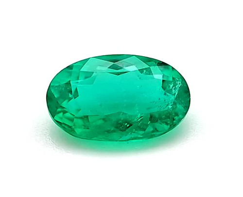 2.54ct Green Emerald Oval Gem - Vivid Bright Color - $21154 USD