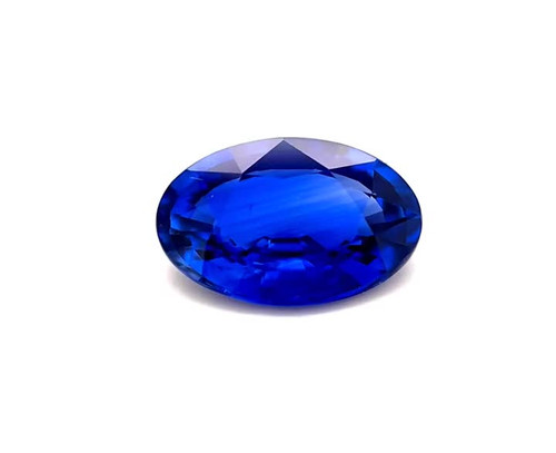 Oval Shape 4.65 carats Blue Sapphire Loose Gemstone, 11.25 x 8.86 x 5.24