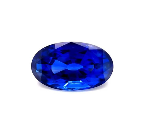 Oval Shape 5.04 carats Blue Sapphire Loose Gemstone, 11.43 x 8.37 x 6.17