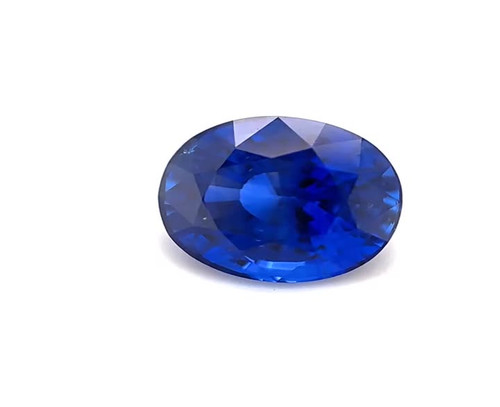 Oval Shape 3.72 carats Blue Sapphire Loose Gemstone, 9.66 x 7.96 x 5.83