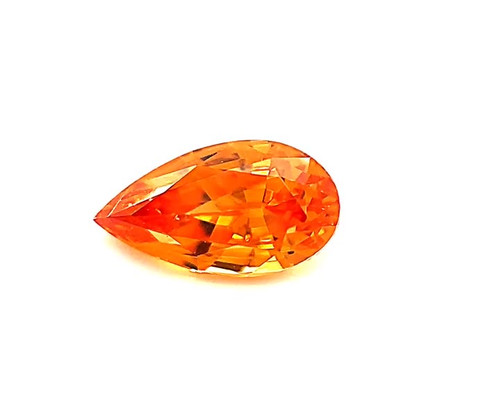 Pear Shape 2.44 carats, Orange Garnet Loose Gem, 9.35 x 6.29 x 4.98
