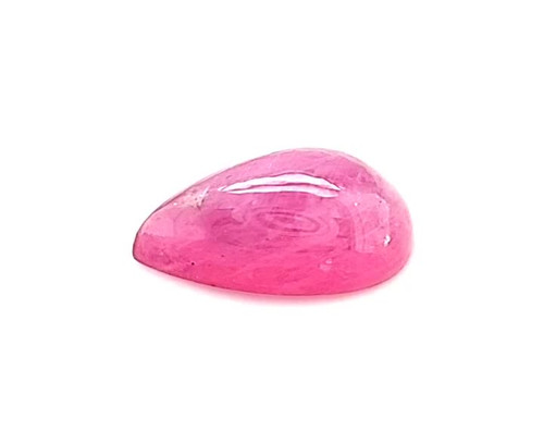 3.17ct Pink Sapphire Gem, Pear Gem - Dark Reddish Pink - $398 USD