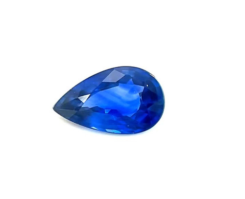 1.14ct Blue Sapphire Pear Gem - Vivid Slightly Violetish Hue - $3614 USD