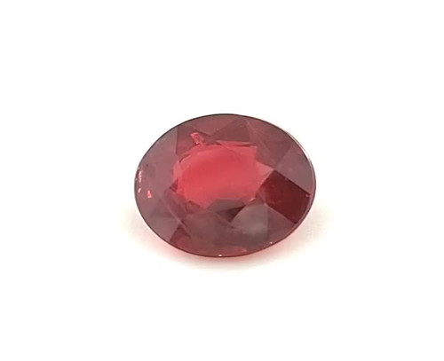 Round Shape, 1.5 Carat, Fine Ruby Gemstone,, 6.81 x 3.78