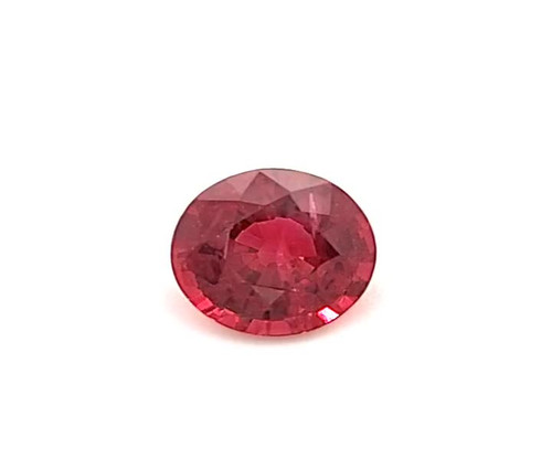 Round Shape, 1.34 Carat, Fine Ruby Gemstone,, 6.76 x 3.84