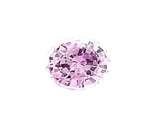 Round Shape 1.11 carats Pink Sapphire Gem, 6.02 x 3.85