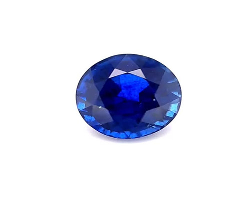 Round 2.08 carats Blue Sapphire, 7.08 x 5.34