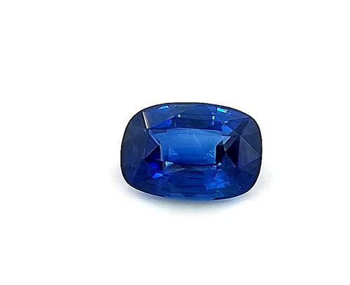 Antique Cushion 2.05 carats Blue Sapphire, 7.65 x 6.52 x 4.27