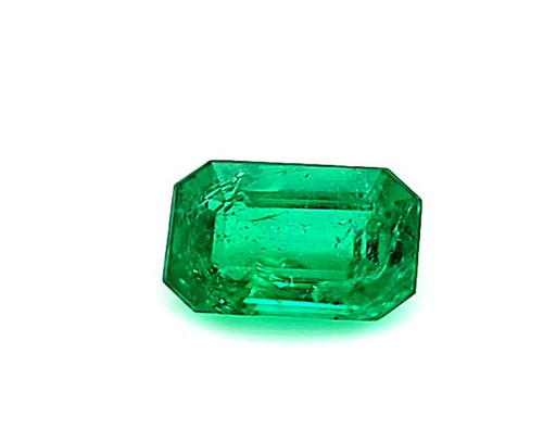 Octagon Cut, 1.54 carats Fine Emerald Gemstone, 7.91 x 5.92 x 4.35