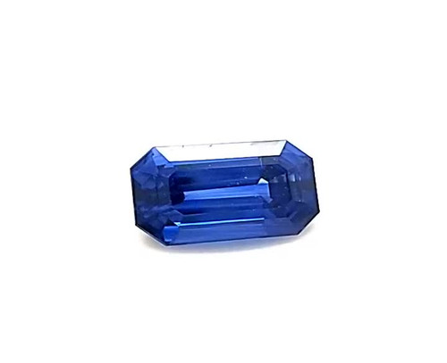 Emerald 2.27 carats Blue Sapphire, 8.63 x 5.58 x 4.4