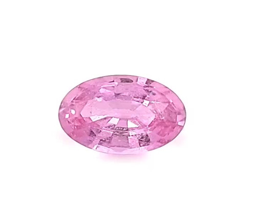 1.32ct Pink Sapphire Oval Gem - Vivid Reddish Pink - $1801 USD