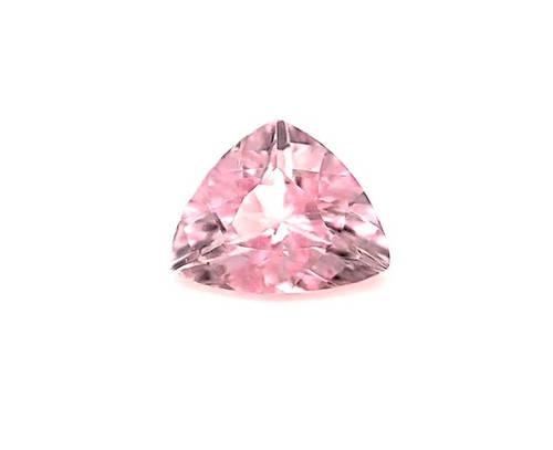 Trillion Shape 1.66 carats, Pink Morganite Loose Gem, 8.03 x 8.05 x 5.06