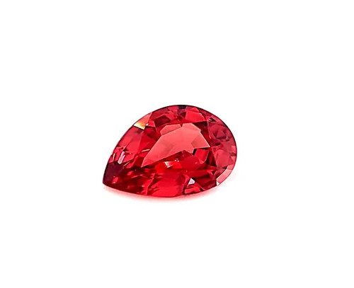 Pear Shape 1.61 carats, Red Spinel Loose Gem, 8.7 x 6.85 x 4.05