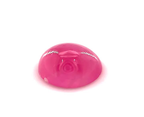 Round Shape 1.3 carats Pink Sapphire Gem, 6.14 x 3.33