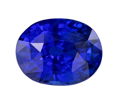 1.02 Carat Royal Blue Sapphire, Oval shape, 6.6 x 5 mm