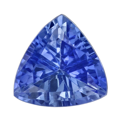 0.52 Carat Blue Sapphire, Trillion shape, 5.1 mm