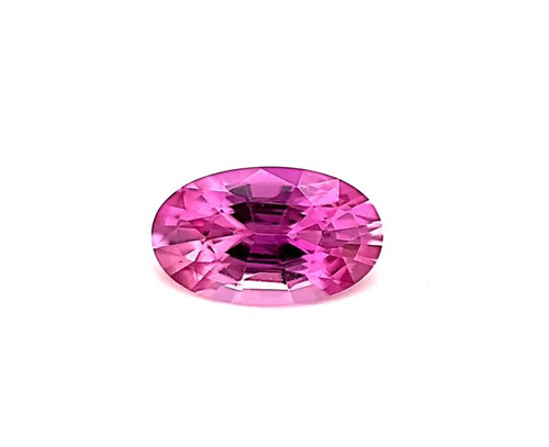 1.56 Carat Oval Pink Sapphire - Moderately Strong Reddish Gem - $4425 USD