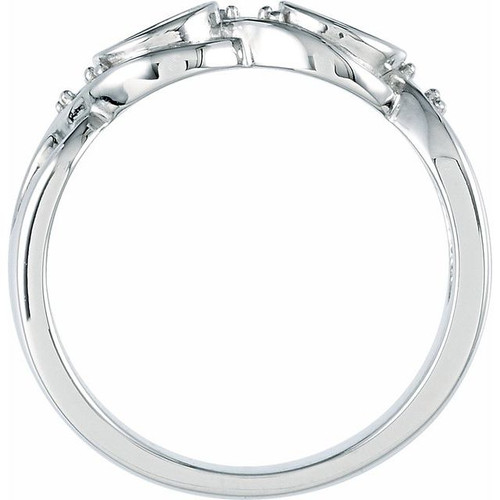 Family Bezel Set Ring Mounting in Platinum for Oval Stone Family Bezel Set Ring Mounting in Platinum for Oval Stone