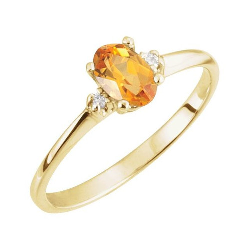 Three Stone Ring Mounting in 18 Karat White Gold for Oval Stone