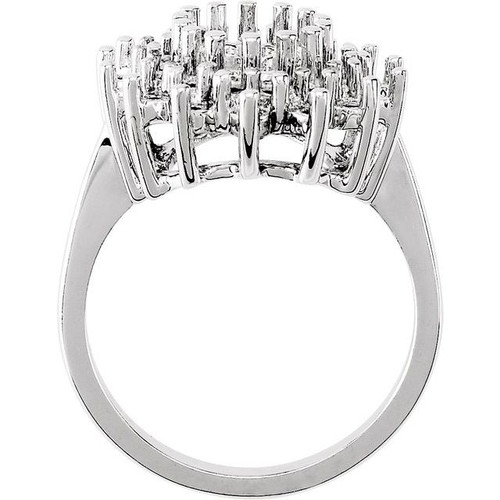 Double Halo Style Ring Mounting in 14 Karat Rose Gold for Oval Stone