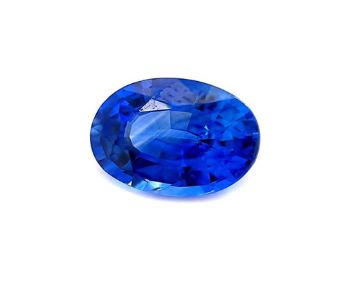4.19 Carat Slightly Purplish Blue Sapphire Oval Gem - $13314 USD