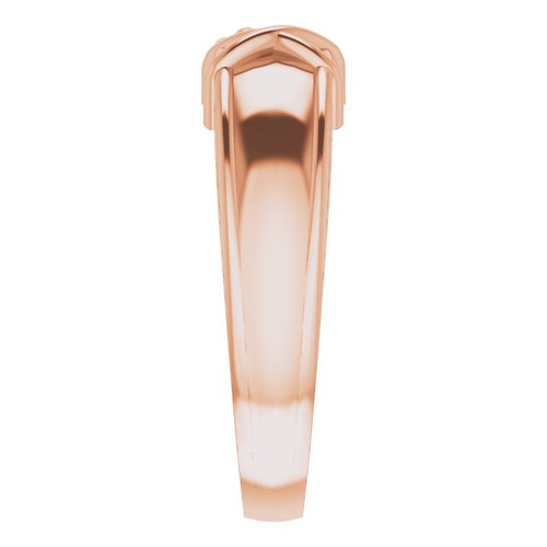 Family Ring Mounting in 10 Karat Rose Gold for Round Stone...