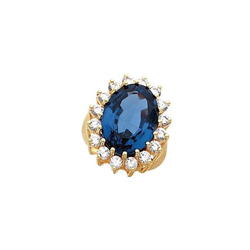 Halo Style Ring Mounting in 18 Karat Rose Gold for Oval Stone, 9.96 grams