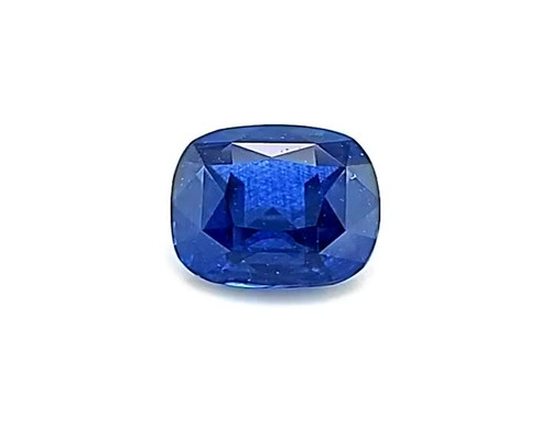 Cushion 1.6 carats Blue Sapphire, 6.29 x 6.18 x 4.28