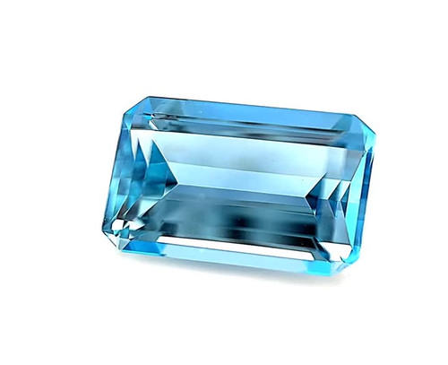 Emerald 7.4 carats Blue Aquamarine, 13.59 x 10.34 x 7.24