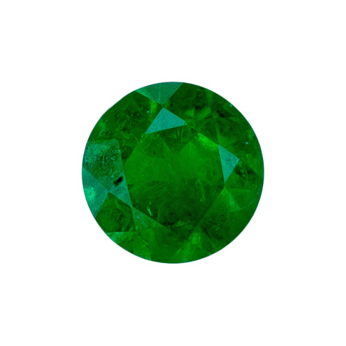 0.2 Green Emerald Round 4 mm