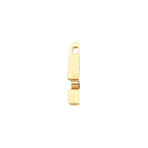Bar Slide Pendant Mounting in 18 Karat Rose Gold for Oval Stone, 2.61 grams