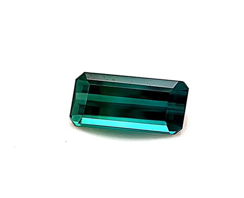 Emerald 2.17 carats Indicolite Tourmaline, 9.93 x 5.88 x 4.2