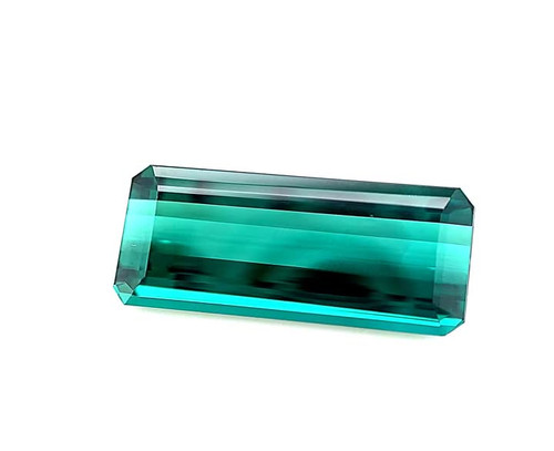 Emerald 7.23 carats Indicolite Tourmaline, 21.43 x 6.86 x 4.88