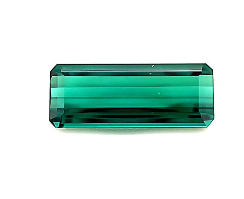 Emerald 5.13 carats Indicolite Tourmaline, 14.97 x 7.27 x 4.83