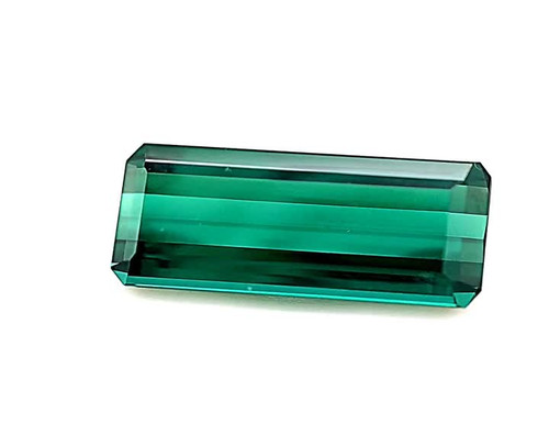 Emerald 5.16 carats Indicolite Tourmaline, 14.95 x 7.29 x 4.85