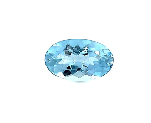 Oval 1.64 carats Blue Aquamarine, 9.24 x 6.93 x 4.52