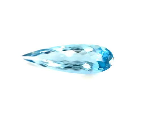 Pear 4.59 carats Blue Aquamarine, 21.36 x 8.12 x 5.1