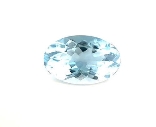 Oval 2.2 carats Blue Aquamarine, 10.11 x 7.9 x 4.99