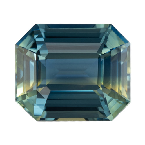 2.20 Carat Lovely Green Sapphire Gem, Octagon Cut, 7.7 x 6.5 mm