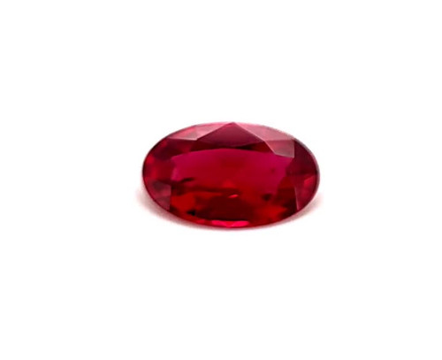 Oval Shape, 1.51 Carat, Fine Ruby Gemstone,, 8.52 x 6.26 x 3.47