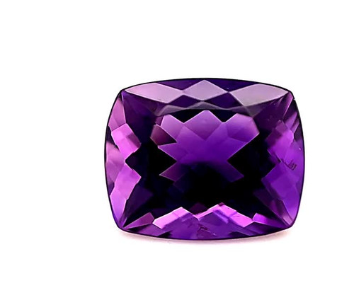 Cushion 4.94 carats Purple Amethyst, 10.83 x 10.81 x 7.27