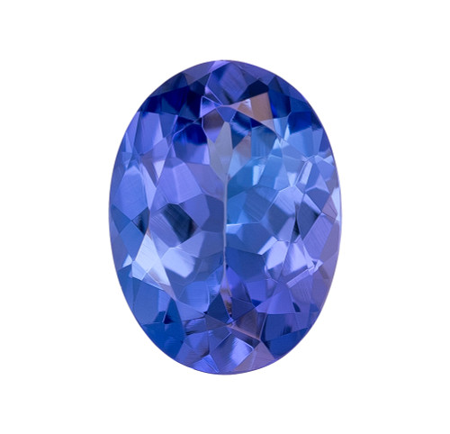 1.03 Carats, Bluish Purplish Color Tanzanite Gem, Oval Shape, 7.9 x 5.9 mm