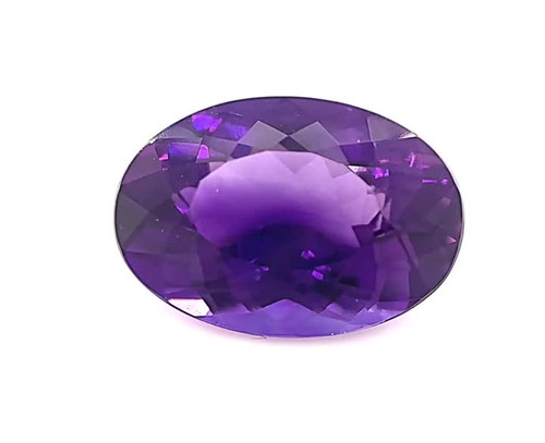 Oval 7.69 carats Purple Amethyst, 14.11 x 12.02 x 8.23
