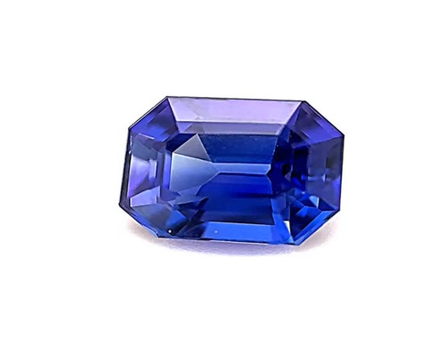 Emerald 2.87 carats Blue Tanzanite, 8.96 x 7.17 x 5.5
